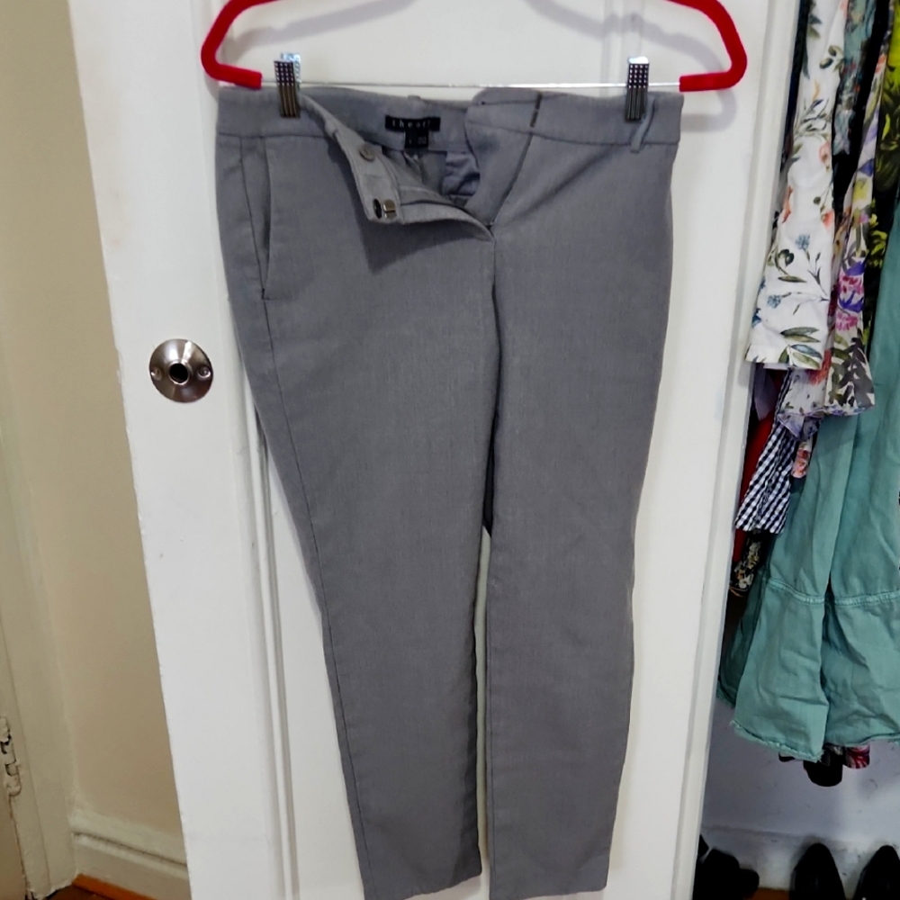 Gray Slim Fit Pants